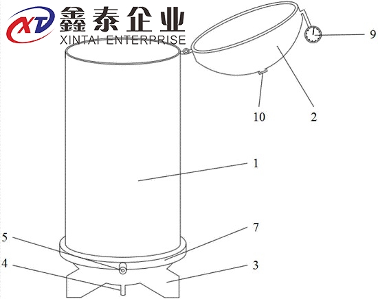 立式輪胎硫化罐結構圖